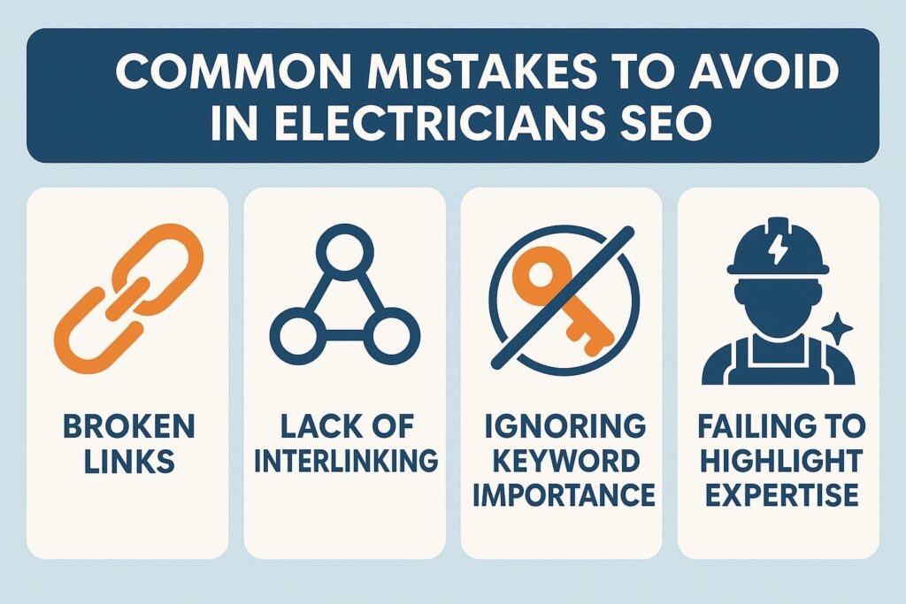 Common Mistakes to Avoid in Electricians SEO