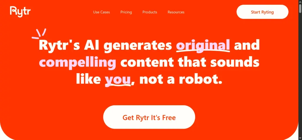 Rytr AI writing Tool