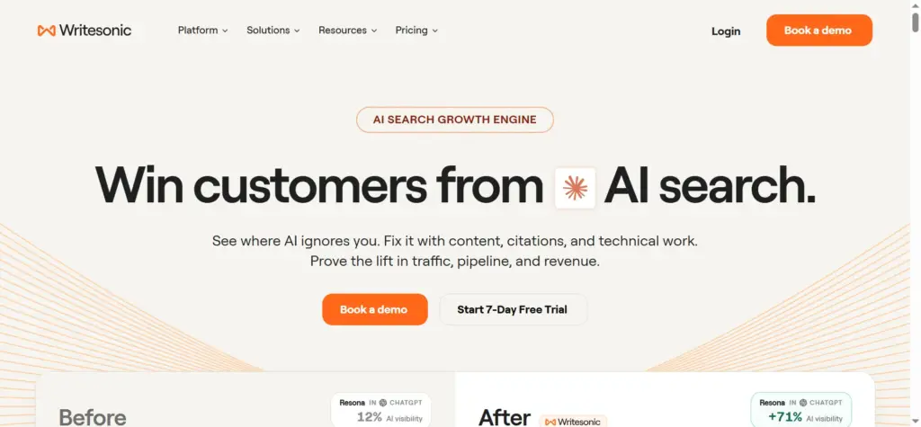 Writesonic AI writing Tool