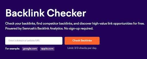Semrush best backlink tracking tool