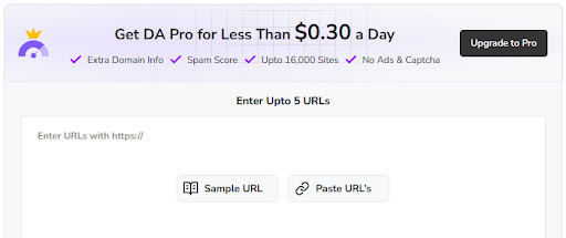 SmallSEOTools — Bulk DA PA Checker Free