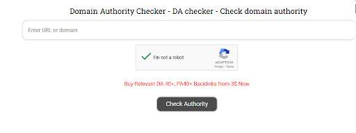 Website SEO Checker — Simple Free DA Checker