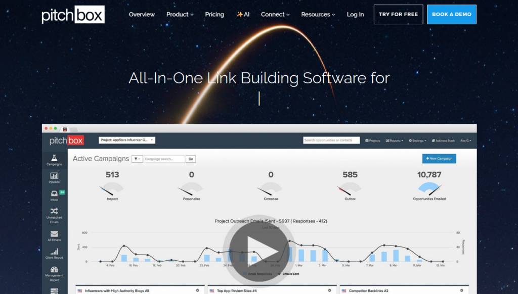 pitchbox link building software