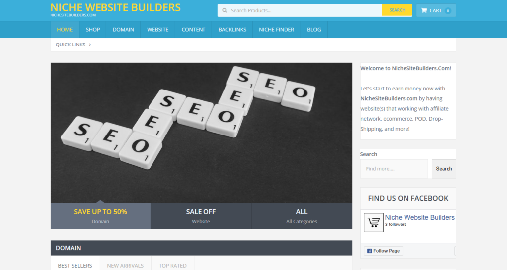 niche website builders