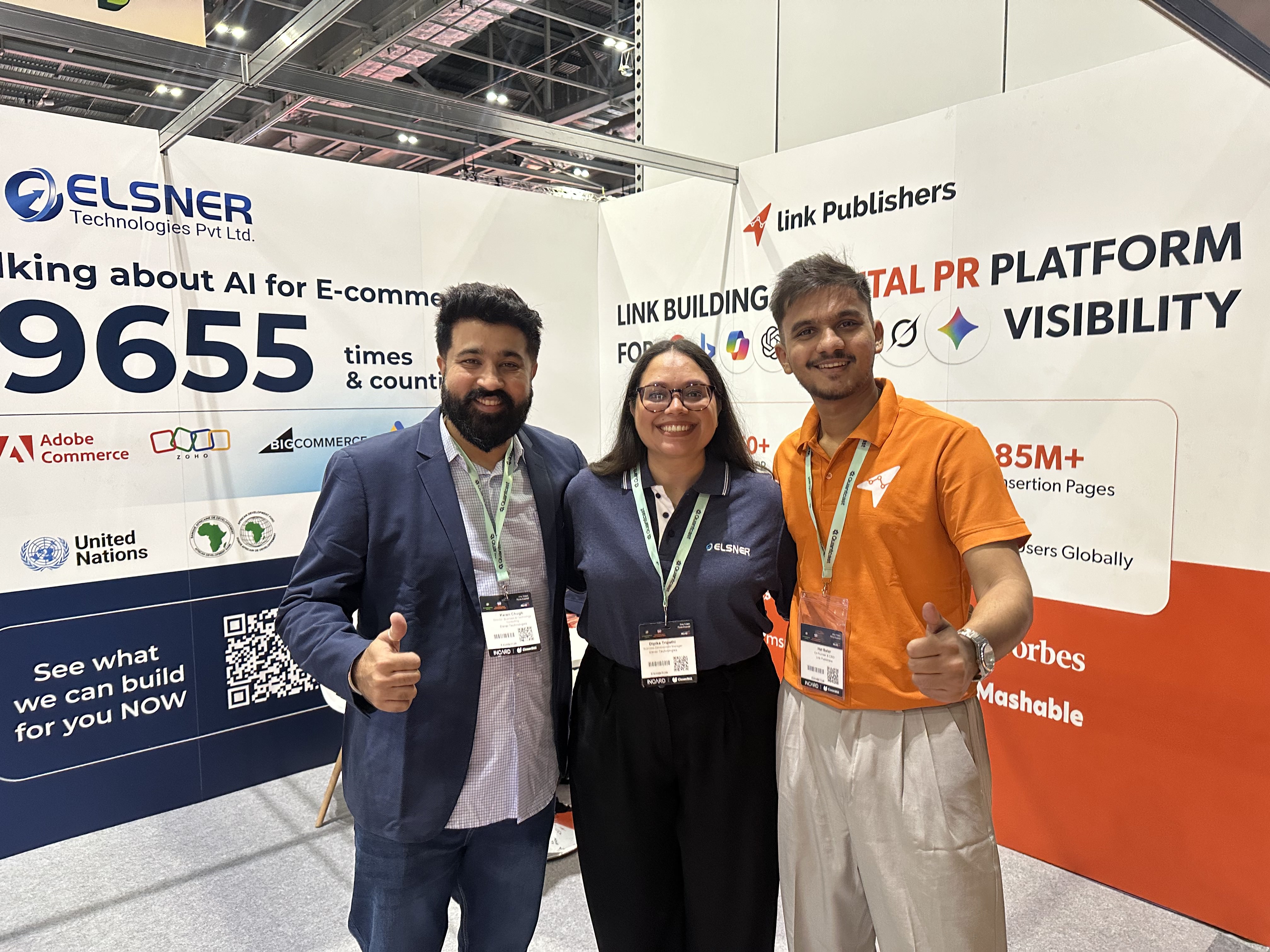 Link Publishers team at eCommerce Expo 2026, London