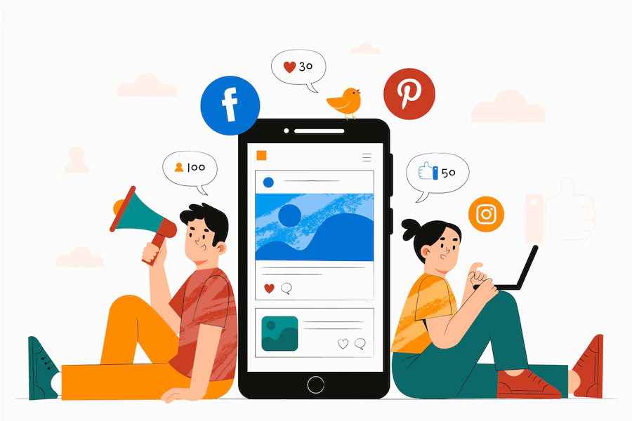 Social-Media-Presence : benefits of guest posting