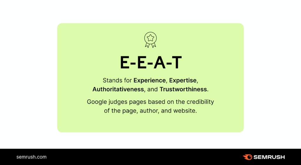 E-E-A-T definition