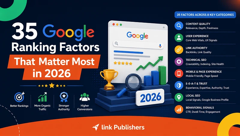 35 Google Ranking Factors That Matter Most in 2026