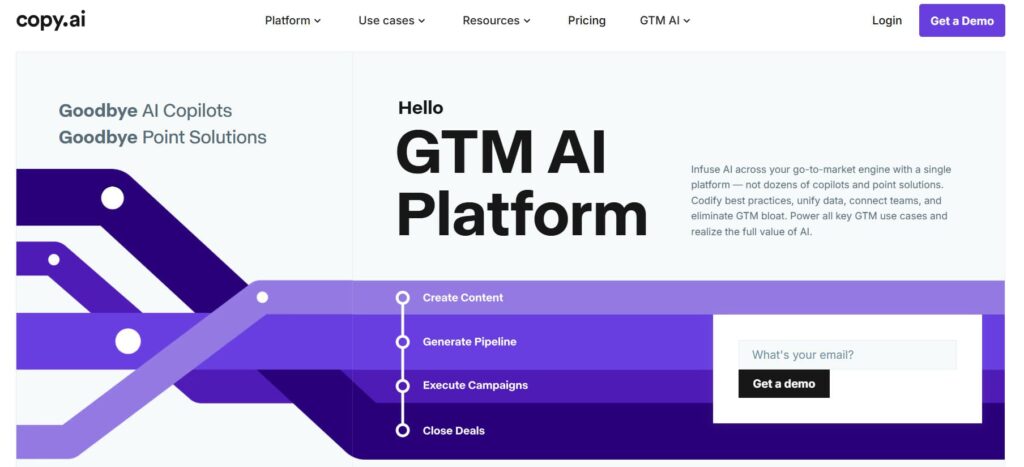 copy.ai ai content writing tool