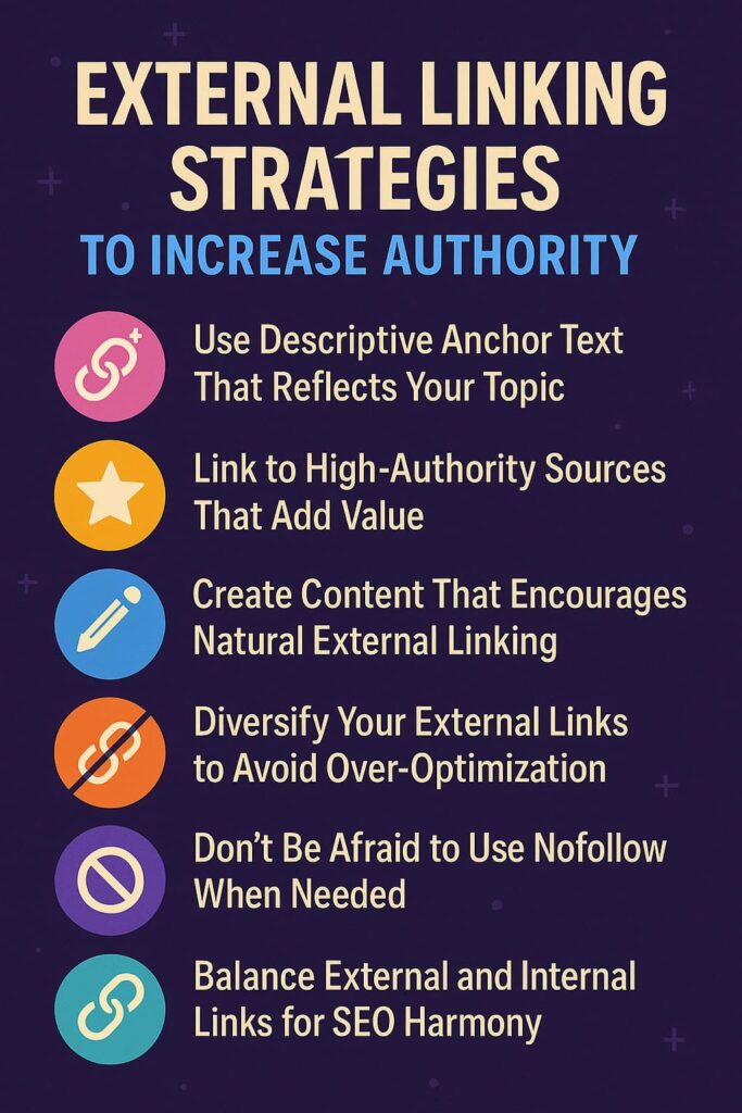External Linking Strategies to Increase Authority
