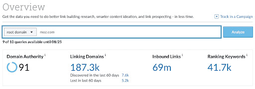 domain authority checker